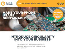 Tablet Screenshot of closingtheloop.eu